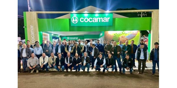 Estande da Cocamar &eacute; ponto de encontro dos cooperados na Expoing&aacute;