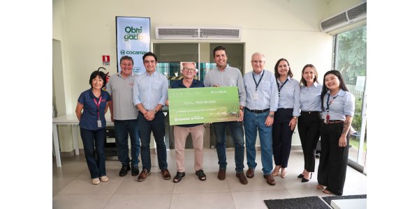 Cooperados da Cocamar distribuem R$ 468 mil para 18 entidades dos estados do Paran&aacute; e S&atilde;o Paulo