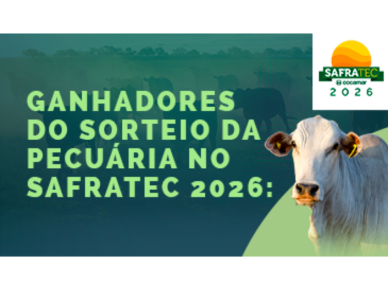 Ganhadores do Sorteio da Pecu&aacute;ria no Safratec 2026