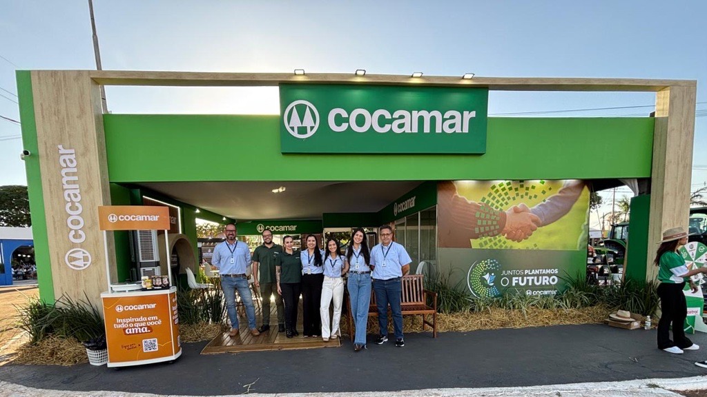 Alm&ocirc;ndegas e hamb&uacute;rgueres: novidades da Cocamar s&atilde;o apresentadas na Expoing&aacute; 