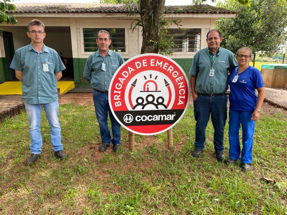 Uma brigada de incêndio  sempre a postos na UPM