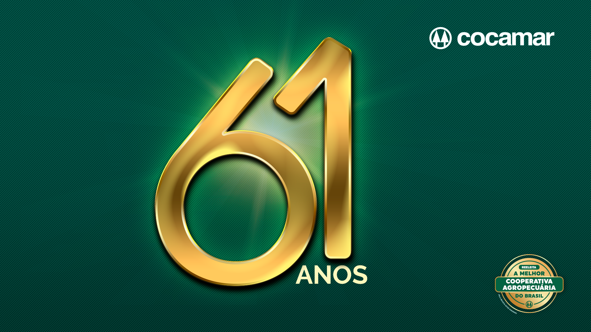 Cocamar chega aos 61 anos apostando no desenvolvimento regional