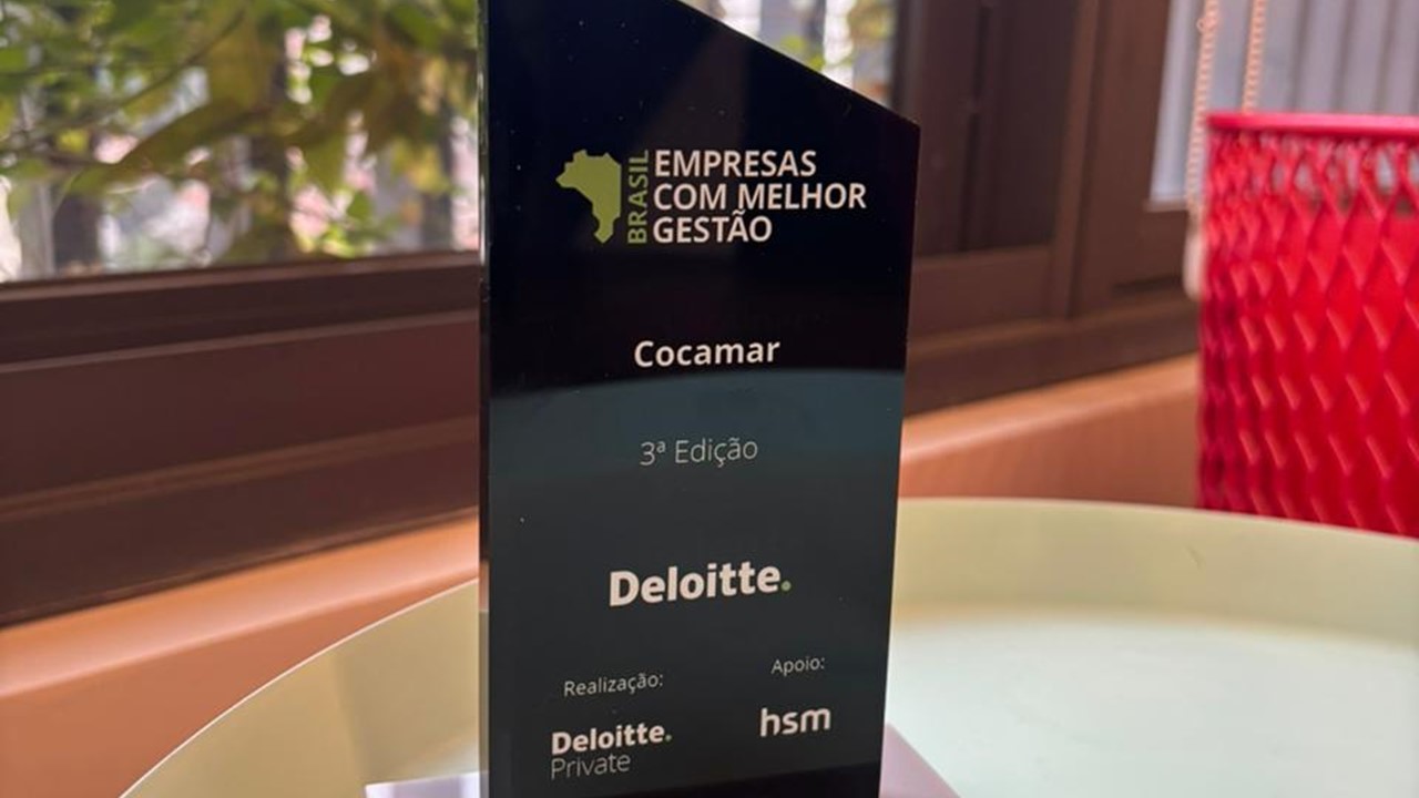 Cocamar é reconhecida pela terceira vez consecutiva no prêmio Empresas com Melhor Gestão, promovido pela Deloitte"