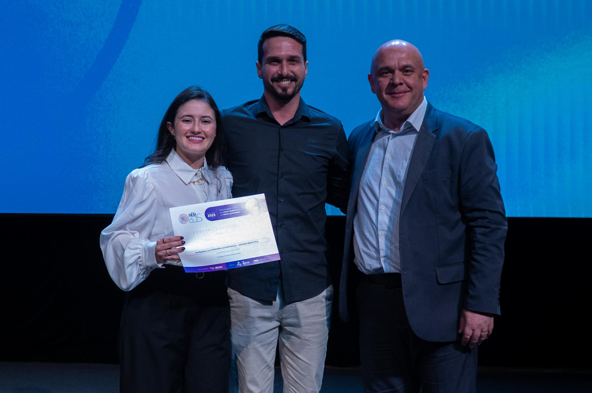 Reconhecimento &agrave; Cocamar no Congresso Sesi ODS 2025