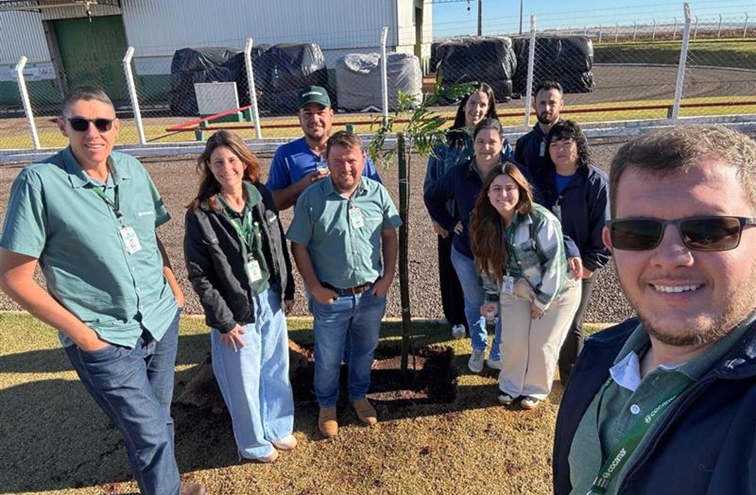 Colaboradores e cooperados de Ourizona se unem para o plantio de &aacute;rvores
