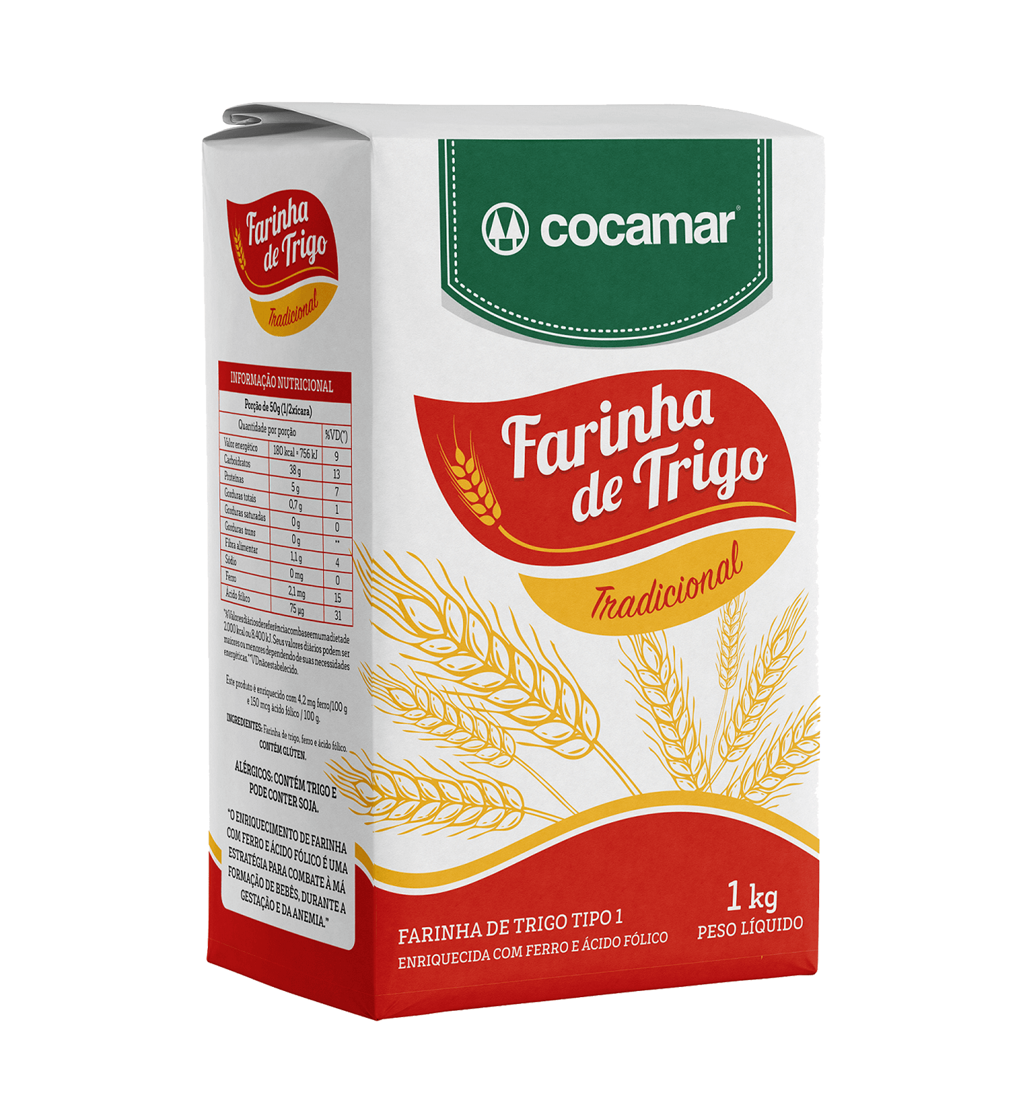  Cocamar Farinha de Trigo Doméstica Cocamar 1 kg